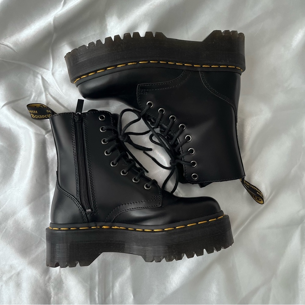 JADON III PISA LEATHER PLATFORM BOOTS